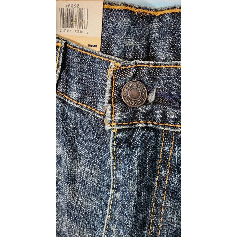 Levi's 559 Relaxed Straight Mens 29x30 Dark Wash Blue NWT Faded Denim Jeans